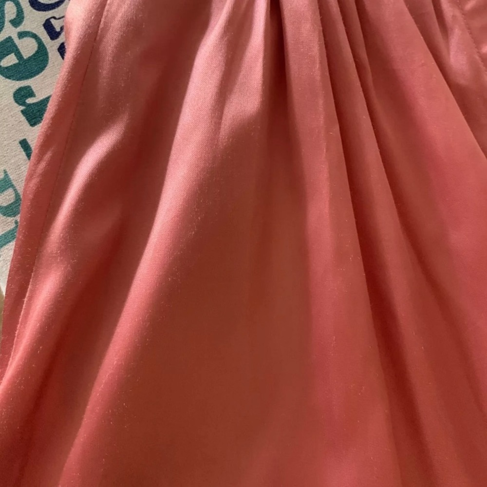 80s Pink Off-Shoulder Satin Dress, Sm - Picture 12 of 12